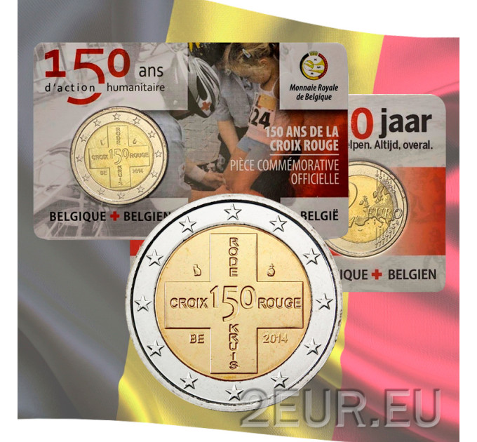 België 2 euro BU 2014 - 150 Jaar Belgische Rode Kruis - FR 