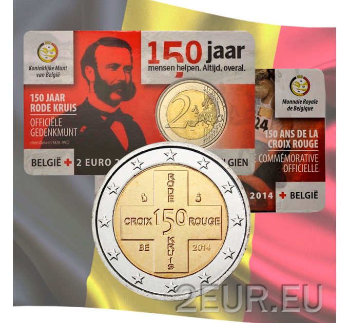 België 2 euro BU 2014 - 150 Jaar Belgische Rode Kruis - NL