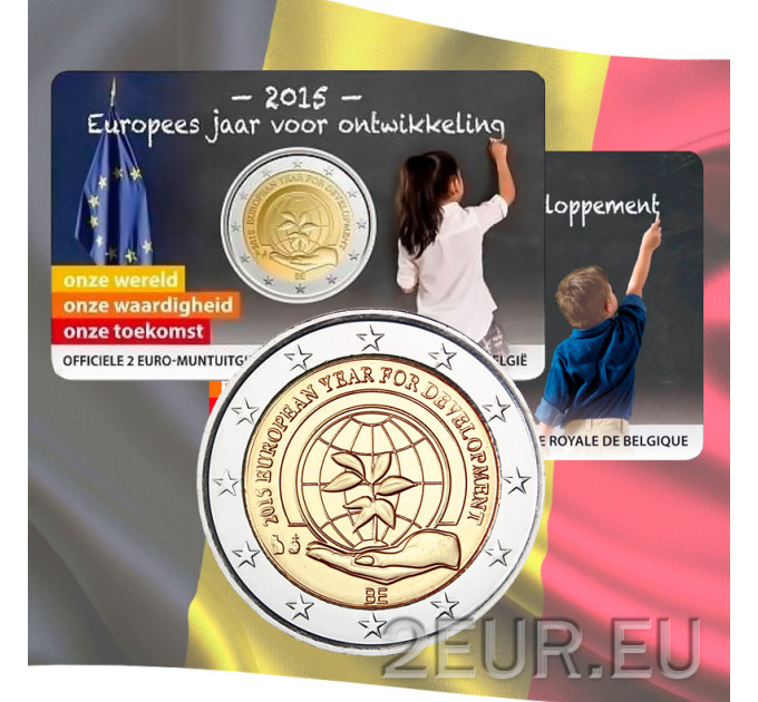 België 2 euro BU 2015 - Europees Jaar voor Ontwikkeling - NL