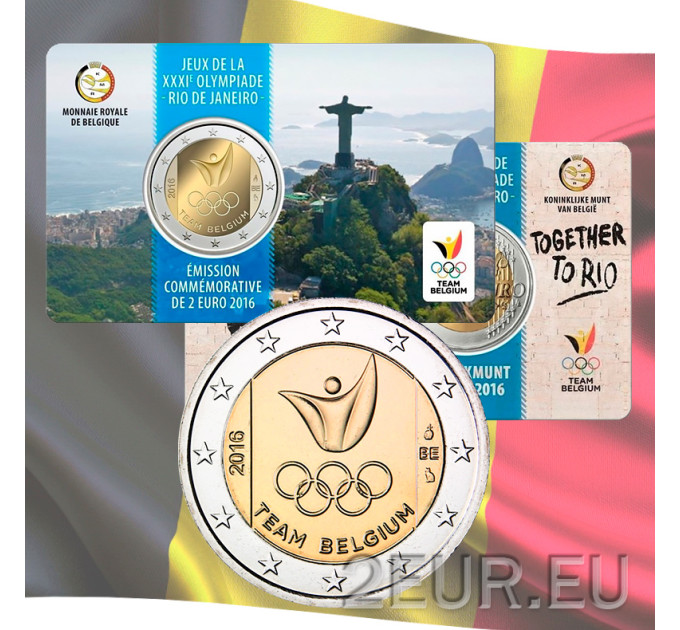 België 2 euro BU 2016 - Olympische Zomerspelen Rio de Janeiro - FR