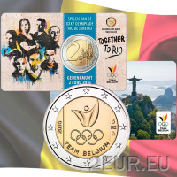 België 2 euro BU 2016 - Olympische Zomerspelen Rio de Janeiro - NL