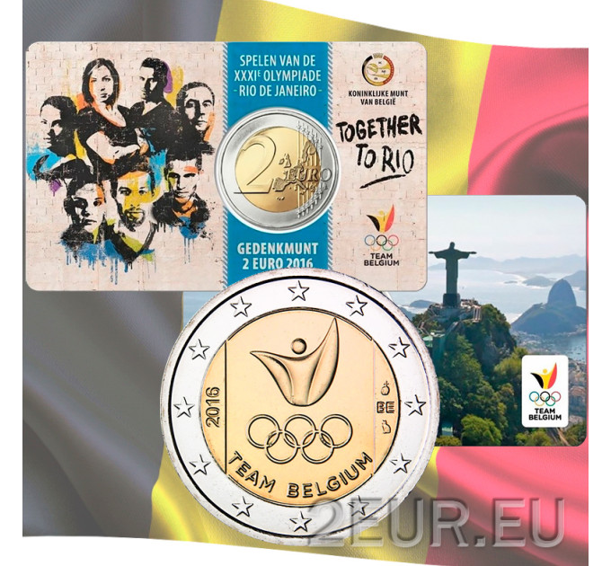 België 2 euro BU 2016 - Olympische Zomerspelen Rio de Janeiro - NL