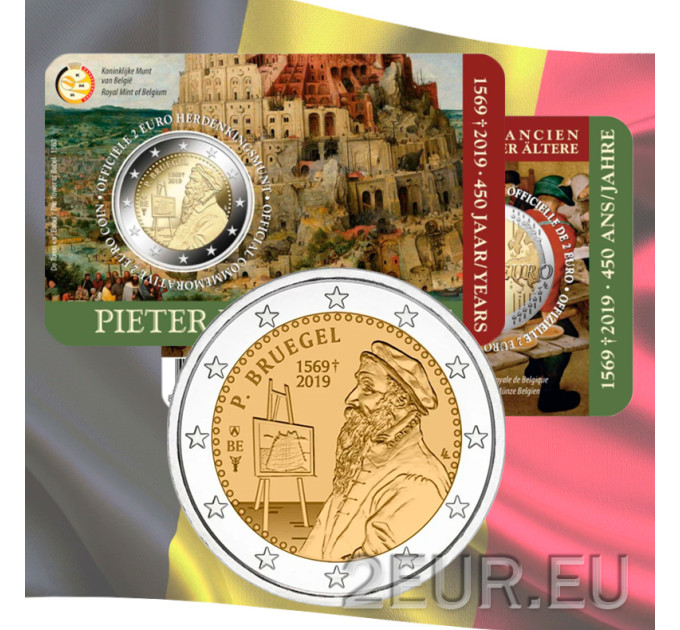 België 2 euro BU 2019 - 450ste sterfdag van Pieter Bruegel de Oude - NL 