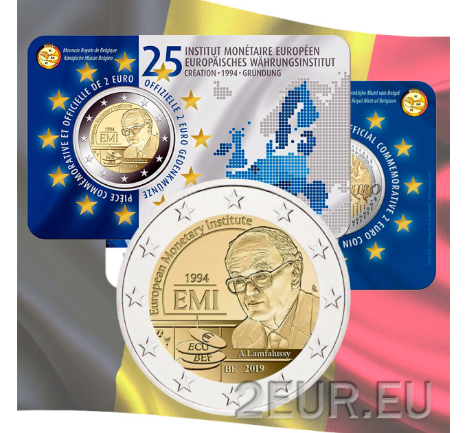 België 2 euro BU 2019 - 25e verjaardag van het Europees Monetair Instituut - FR