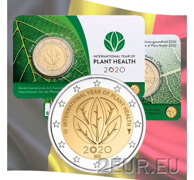 België 2 euro BU 2020 - Internationaal Jaar van de Plantengezondheid - FR