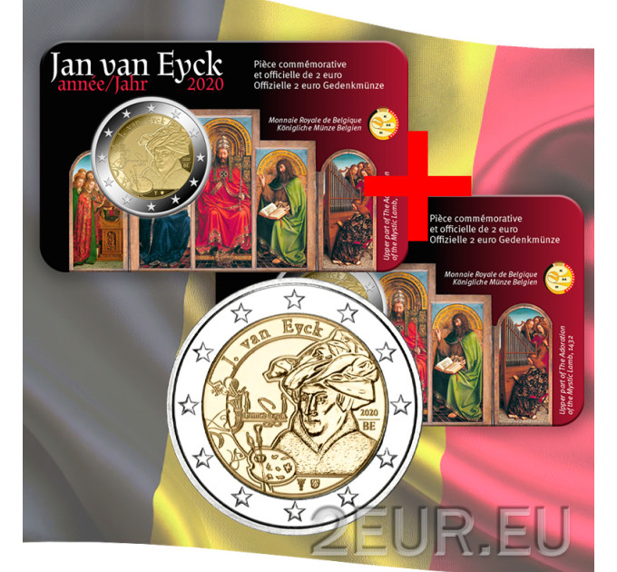 België 2 euro BU 2020 - Jan van Eyck - FR