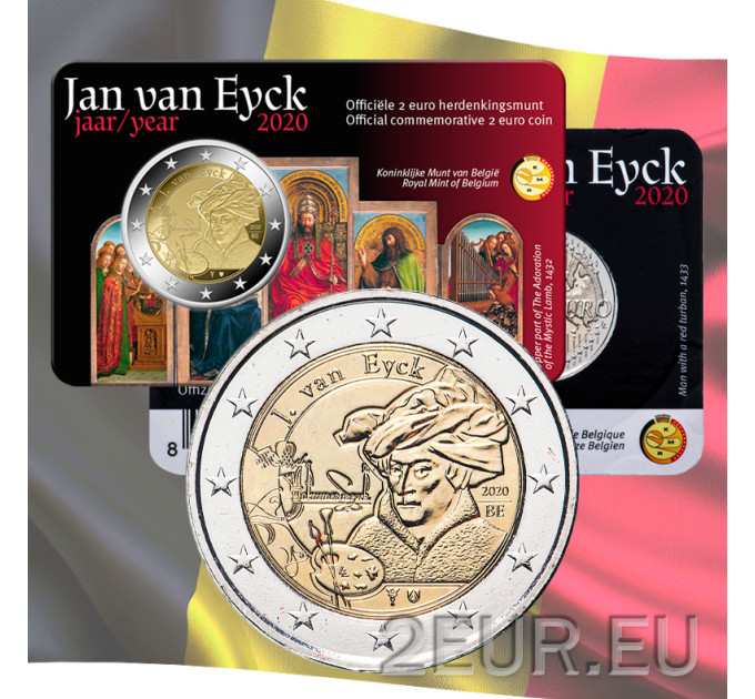België 2 euro BU 2020 - Jan van Eyck - NL