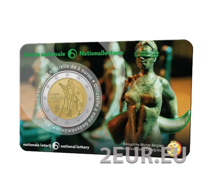 België 2 euro BU 2025 - Nationale Loterij België - FR