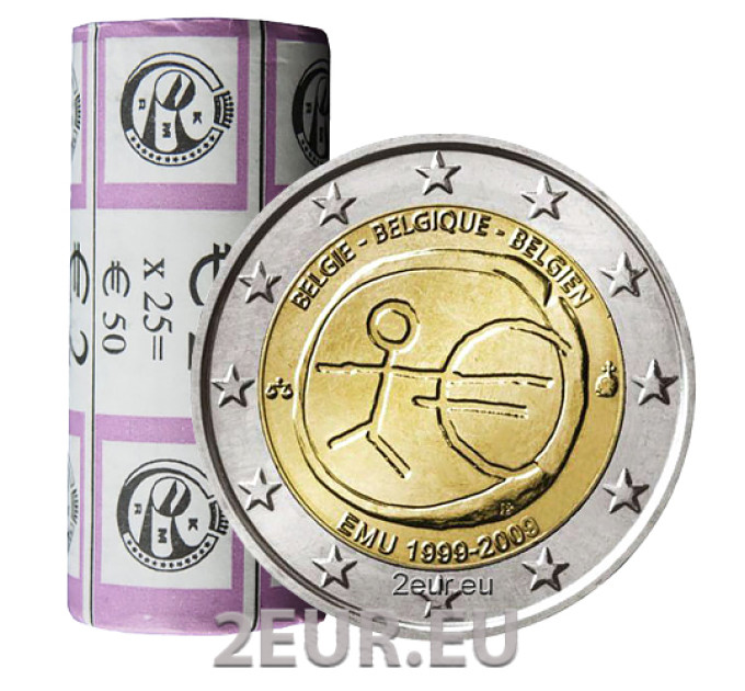 BELGIË 2 EURO ROL 2008 - 60E VERJAARDAG VAN DE UNIVERSELE VERKLARING VAN DE MENSENRECHTEN