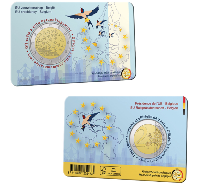 België 2 euro BU 2024 - EU-voorzitterschap - NL