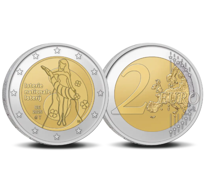 België 2 euro UNC 2025 - Nationale Loterij België