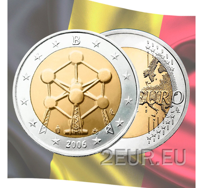 België 2 euro UNC 2006 - Atomium in Brussel 