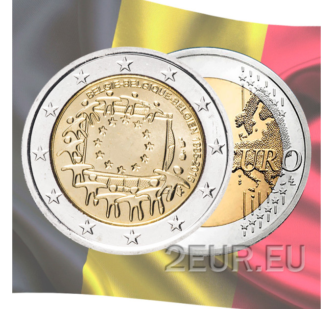 België 2 euro UNC 2015 - 30ste verjaardag van de EU-vlag 