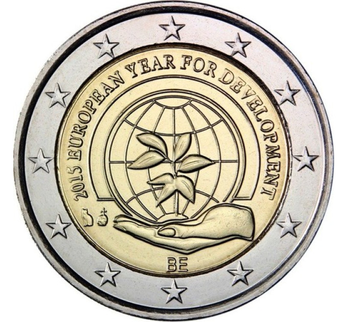 België 2 euro UNC 2015 - Europees Jaar voor Ontwikkeling 