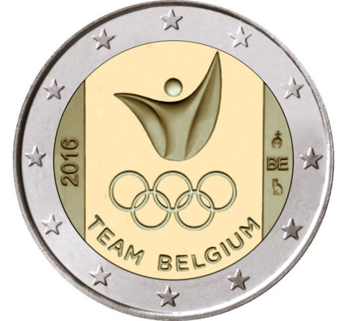 België 2 euro UNC 2016 - Olympische Zomerspelen Rio de Janeiro