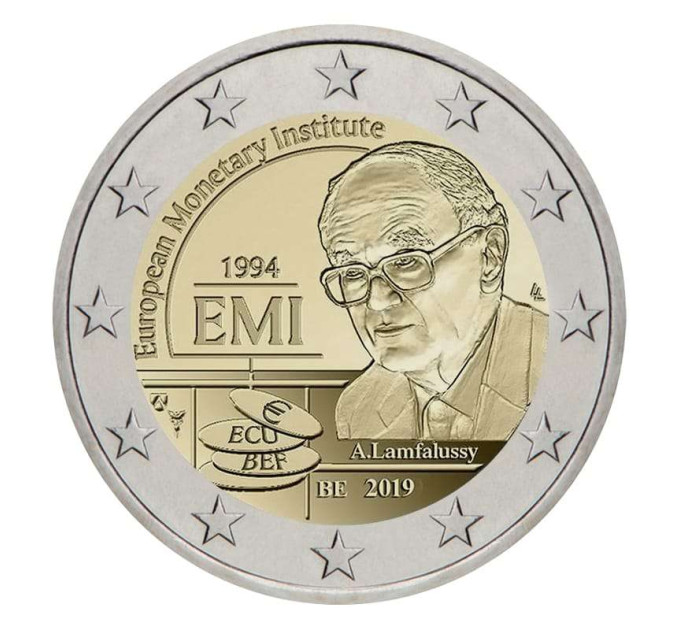 België 2 euro UNC 2019 - 25e verjaardag van het Europees Monetair Instituut 