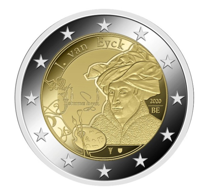 België 2 euro UNC 2020 - Jan van Eyck 