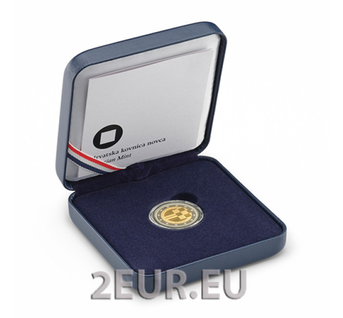 Kroatië 2 euro PROOF 2023 - De introductie van de euro als officiële munteenheid van Kroatië
