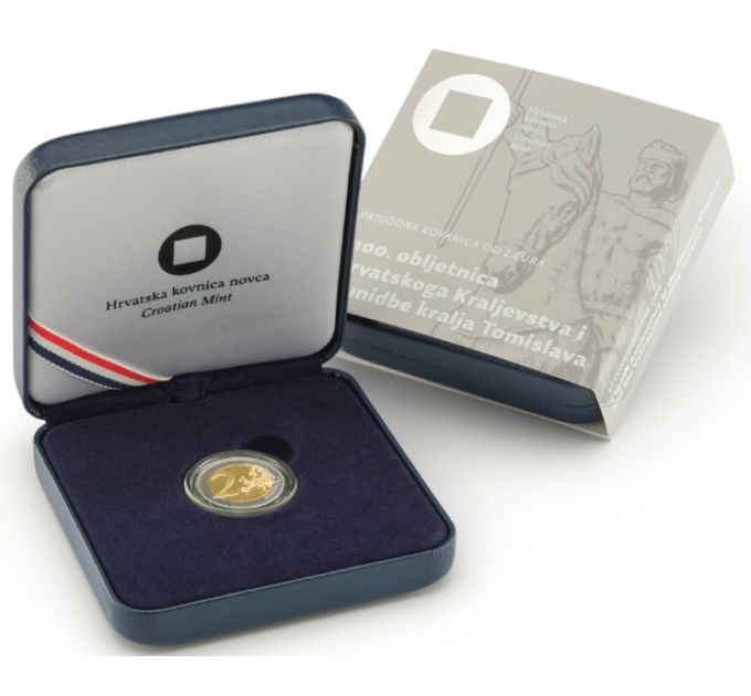 Kroatië 2 euro PROOF 2025 - 1100e verjaardag van het Kroatische koninkrijk en de kroning van koning Tomislav