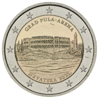Kroatië 2 euro UNC 2025 - Stad Pula – Arena