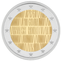 Kroatië 2 euro UNC 2026 - 100 jaar Kroatische radio en televisie
