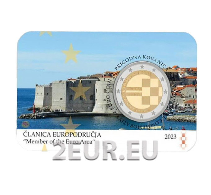 Kroatië 2 euro BU 2023 - De introductie van de euro als officiële munteenheid van Kroatië