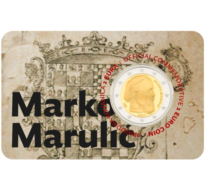 Kroatië 2 euro BU 2024 - Marko Marulić