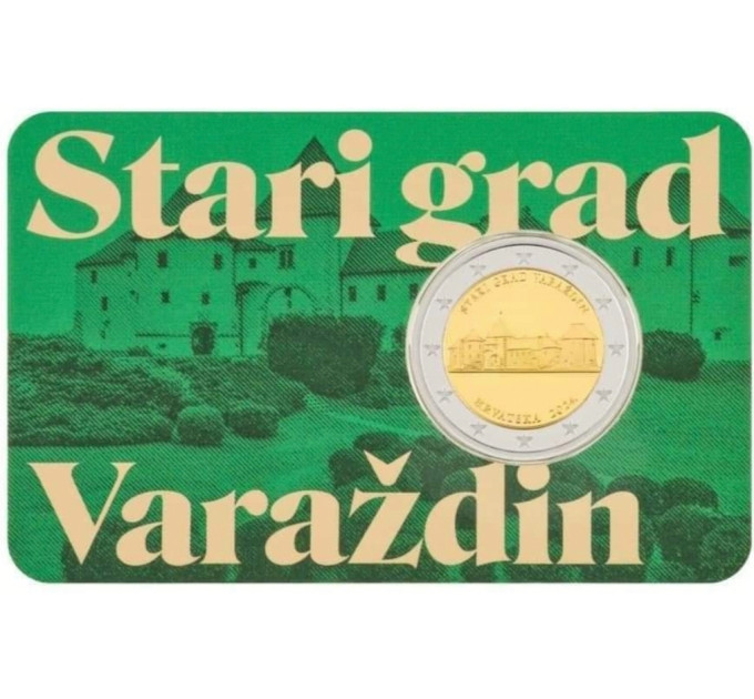 Kroatië 2 euro BU 2024 - Oude stad van Varazdin