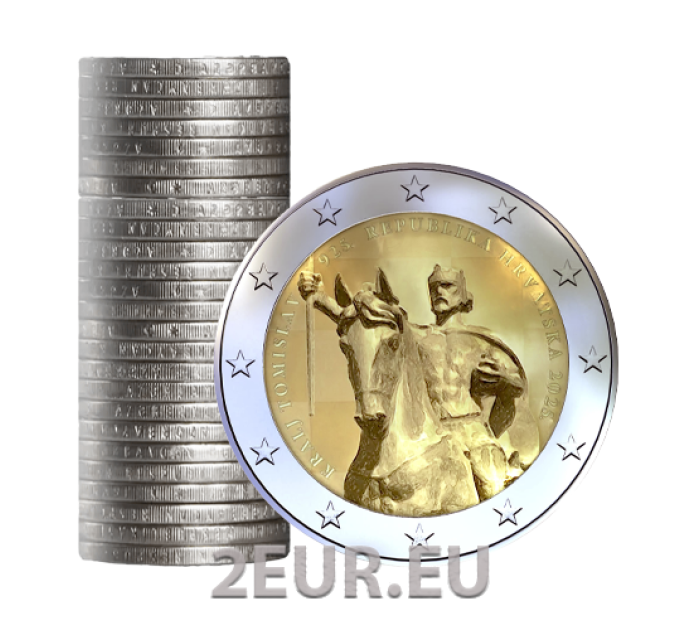 Kroatië 2 EURO ROL 2025 - 1100e verjaardag van het Kroatische koninkrijk en de kroning van koning Tomislav