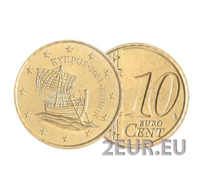 Cyprus 10 cent UNC 2023