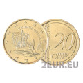 Cyprus 20 cent UNC 2014