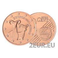 Cyprus 5 cent UNC 2015