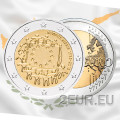 Cyprus 2 euro UNC 2015 - 30 jaar EU-vlag