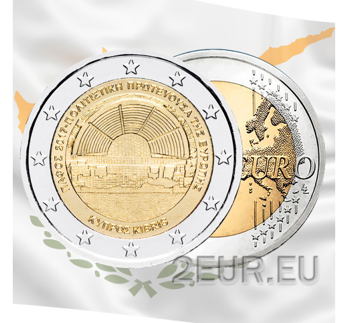 Cyprus 2 euro UNC 2017 - Culturele hoofdstad van Paphos