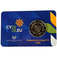 Cyprus 2 euro BU 2026 - Voorzitterschap van de Raad van Europa