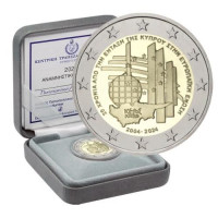 Cypriotische 2euro proof 2024 - 20e verjaardag van de toetreding van Cyprus tot de Europese Unie
