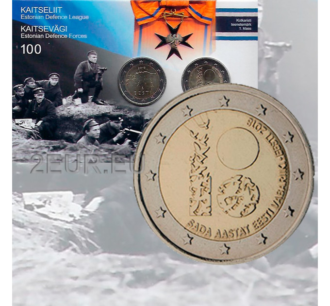 Estland 2 euro BU 2018 - Onafhankelijkheidsoorlog 1918-1920 