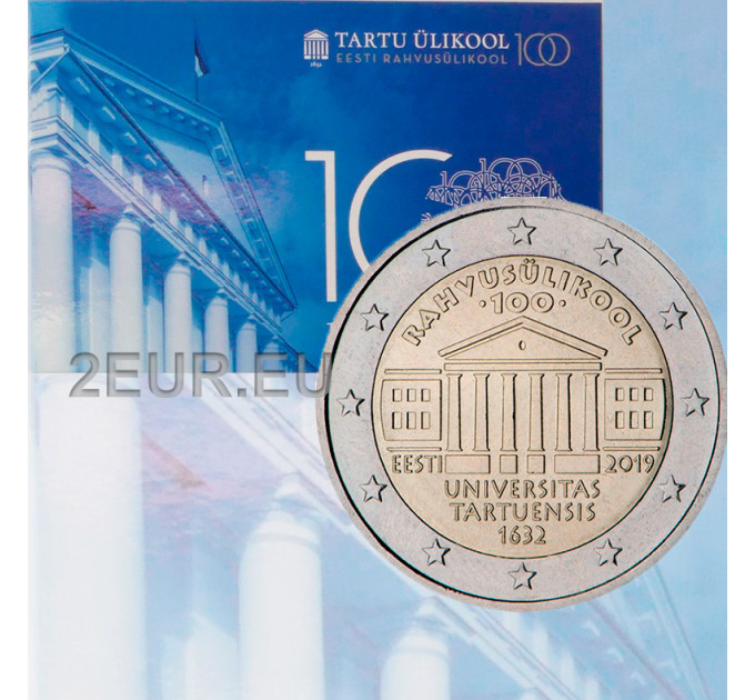 Estland 2 euro BU 2019 - Universiteit van Tartu 