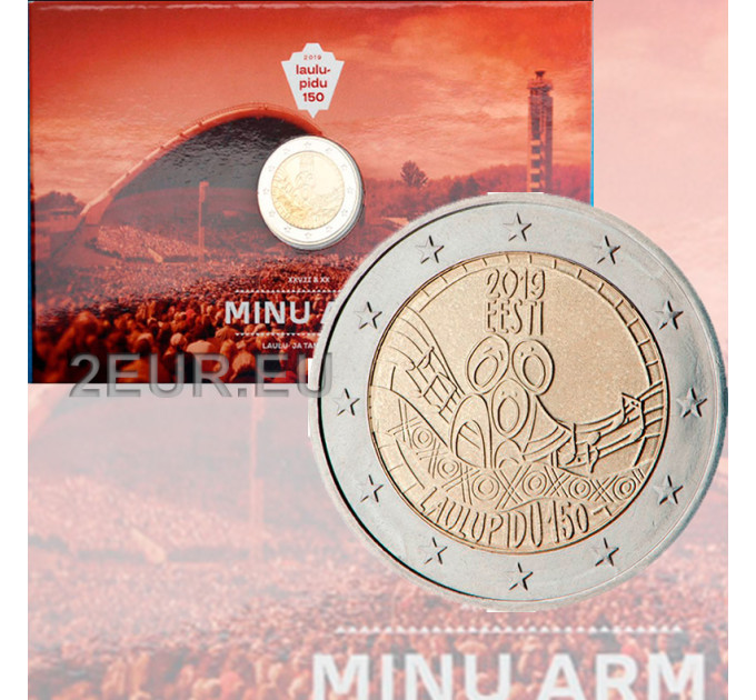 Estland 2 euro BU 2019 - 150 jaar jubileum van het eerste songfestival 