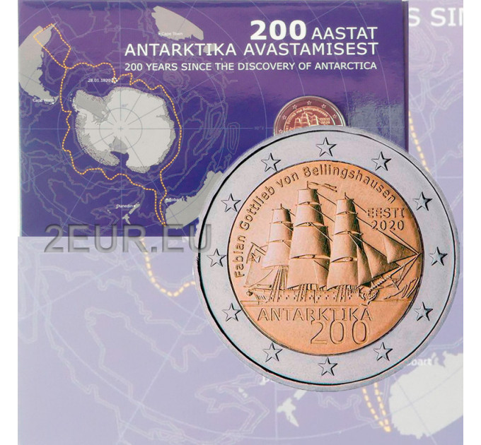 Estland 2 euro BU 2020 - 200e verjaardag van de ontdekking van Antarctica 
