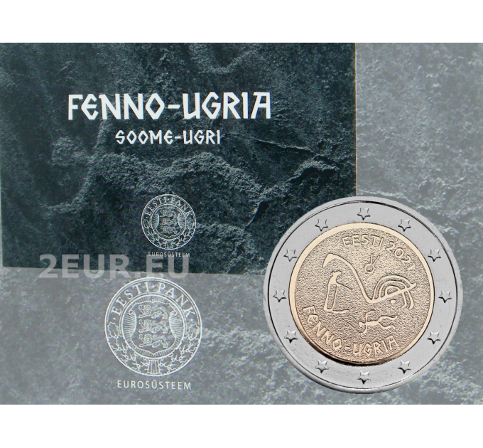 Estland 2 euro BU 2021 - Fins-Oegrische volkeren 