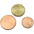 Estland 1,5,10 Cent UNC 2022