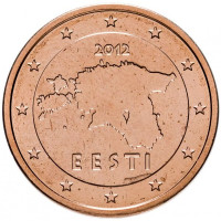 Estland 2 Cent UNC 2012
