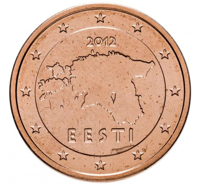 Estland 2 Cent UNC 2012