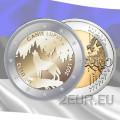 Estland 2 euro UNC 2021 - Nationaltier - Wolf
