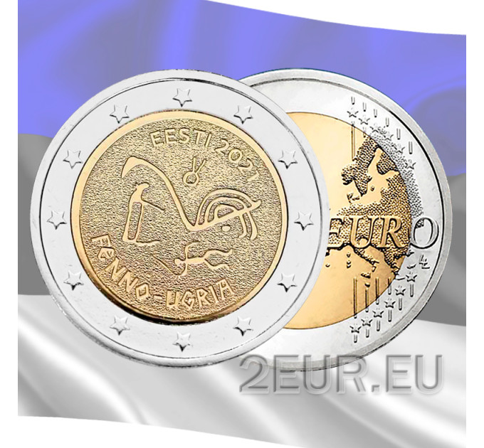 Estland 2 euro UNC 2021 - Fins-Oegrische volkeren