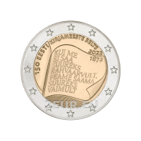 Estland 2 euro UNC 2022 - 150e verjaardag van de Society of Estonian Literati