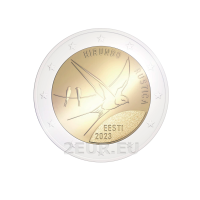 Estland 2 euro UNC 2023 - Nationale Vogel - Boerenzwaluw