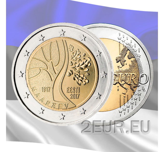 Estland 2 euro UNC 2017 - De weg naar onafhankelijkheid van Estland