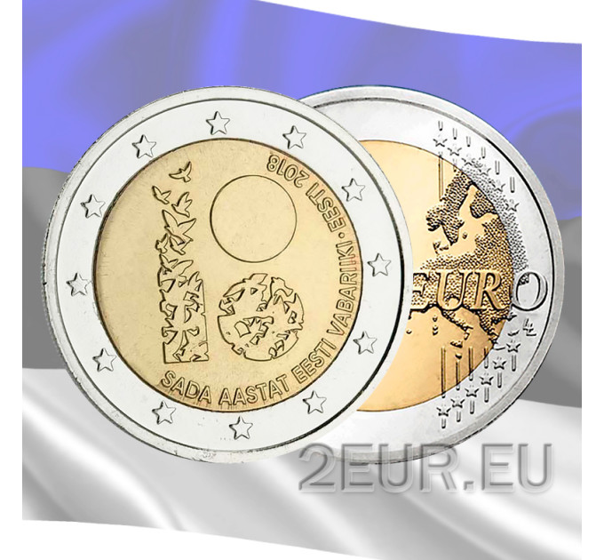 Estland 2 euro UNC 2018/2 - 100 jaar Republiek Estland